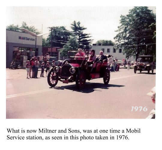 Miltner and Sons Auto Care present location picture taken in 1976 used to be a Mobil Service Station.